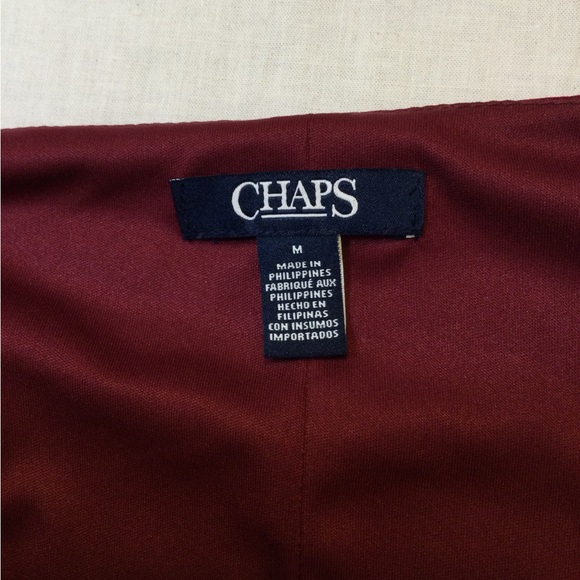 Chap’s Women’s Burgundy Dress sizes M NWT - Picture 11 of 16